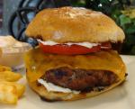 American Grilled Burgers With Horseradish and Cheese Dinner