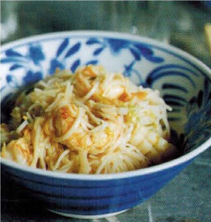 American Noodles With Seafood And Dried Scallops Dinner