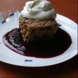 British Pumpernickel Bread Pudding Dessert