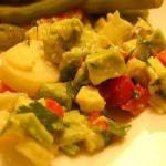 British Salad with Palm Hearts Avocado and Egg Appetizer