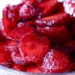 American Lime and Tequila Infused Strawberries Recipe Dessert