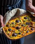 American Asparagus and Shiitake Tart Appetizer