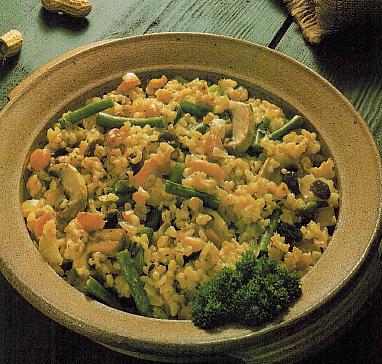 Mediterranean Peanut Risotto Dinner