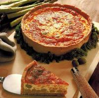 Spanish Asparagus And Olive Quiche Dinner