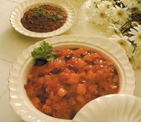 American Red Bean Stew With Chili Sauce Dinner