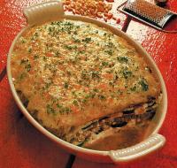 American Zucchini And Pine Nut Lasagne With Eggplant Sauce Dinner