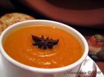 American Creamy Carrot Soup With Star Anise Appetizer