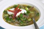 American Lamb Spinach And Lentil Soup Recipe Appetizer