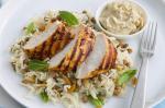 American Lentil Pilaf With Chargrilled Chicken Recipe Appetizer