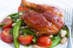 American Marinated Chicken With Bean Salad Recipe Appetizer