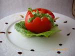 American Chicken Salad in Tomato Shells Appetizer