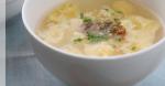 American Potato Broth Egg Soup Appetizer