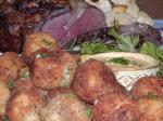 American Potato Croquettes With Saffron Aioli Appetizer