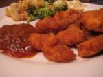 American Chicken Nuggets With Chili Sauce Appetizer