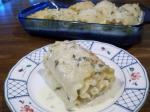 American Chicken and Cheese Rotolo With Many Cloves Garlic Sauce Dinner