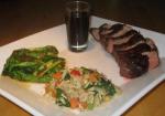 British Duck Magret With Bok Choy and Vegetable Fried Rice Dinner