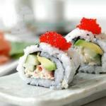 Roll California sushi recipe