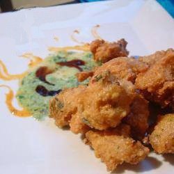 Indian Indian Recipe Pakora of Soybeans Appetizer