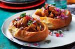 South African Bunny Chow chicken Curry Rolls Recipe Appetizer