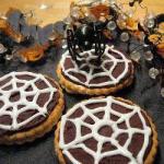 American Cookies with Spider Web Dessert