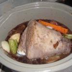 American Leg of Lamb in Red Wine Sauce and Thyme Dinner
