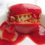 American Vampire Teeth with Apples Dessert