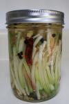 Canadian Pickled Ramps Scallions or Leeks Appetizer