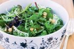 American Green Leaf Salad With Lime And Macadamia Dressing Recipe Appetizer