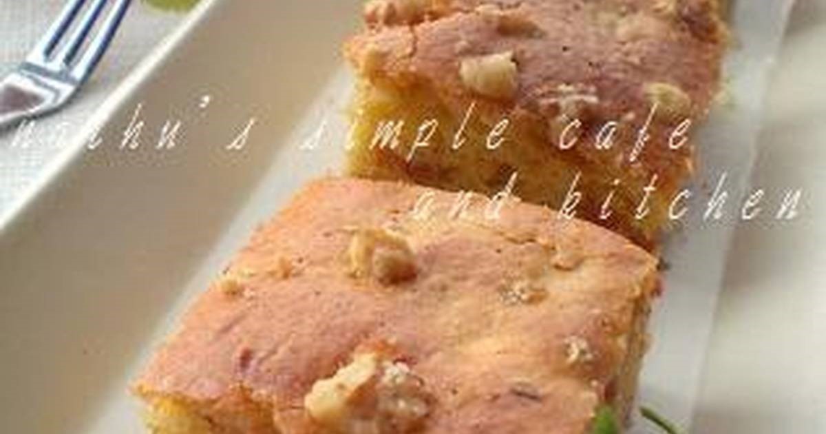 American Fallcolored Persimmon Cake 2 Dessert