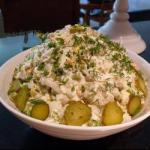 French Olivier Salad Without Meat Appetizer