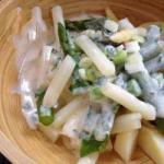 French Potato Salad with Asparagus Appetizer