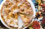 American Crostata Di Mele apple Tart With Mascarpone Custard Recipe Dessert
