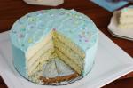 American Magnolia Bakerys Vanilla Birthday Cake and Frosting Dessert