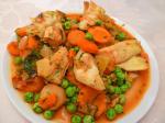 American Anginares Me Araka artichoke and Pea Stew Appetizer