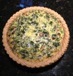 American Easy Spinach and Mushroom Quiche Dinner