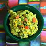 Mexican Guacamole with Corn Appetizer