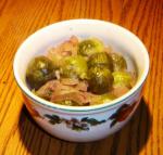 American Makeahead Glazed Sprouts  Onions Appetizer