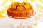 American Pineapple And Rum Syrup Cake With Pineapple Flowers Recipe Dessert