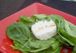 Goat Cheese and Spinach Salad With Warm Vinaigrette recipe