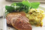 Canadian Marinated Lamb Roast With Potato And Leek Gratin Recipe Dinner