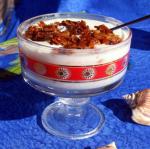 Canadian Rice Blancmange pudding With Caramelized Coconut Dessert