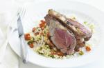 American Barbecued Lamb With Couscous Recipe BBQ Grill