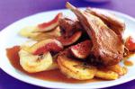 American Roast Lamb Racks With Fig And Port Sauce Recipe Appetizer
