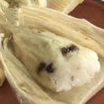 Mexican Tamales of Coconut and Fruit Crystallized Appetizer