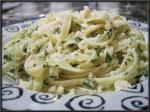 American Aglio E Olio  Spaghetti With Garlic and Olive Oil Dinner