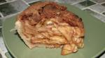 American Cinnamon Crumbletop Apple Pie Dessert