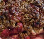 French Apple Cranberry Crisp 6 Dessert