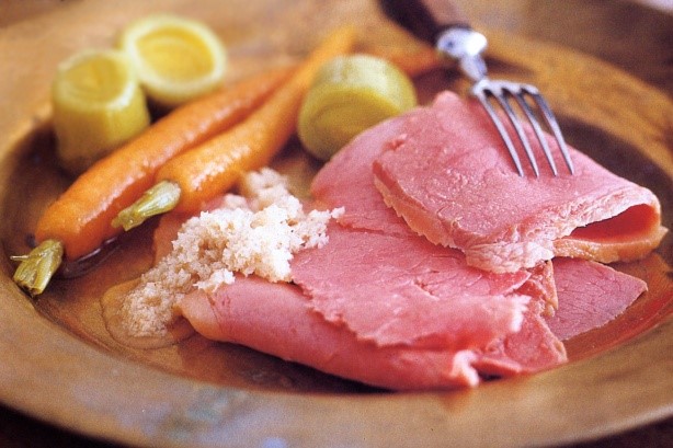 French Corned Silverside With Cameline Sauce Recipe Appetizer