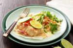 American Green Curry Fish Parcels With Coconut Rice Recipe Dinner