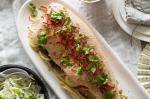 American Lemongrass And Basil Trout With Mint Mayonnaise Recipe Dinner